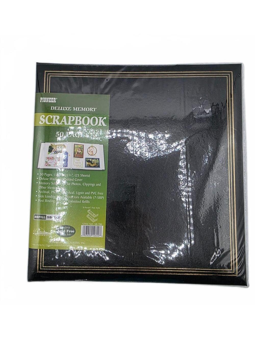 Pioneer Deluxe Memory Scrapbook Navy Blue 50 pages 11 x 11 Keepsakes Memories